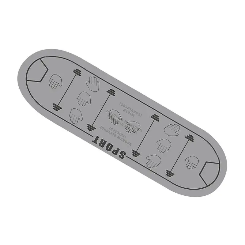 

Exercise Mat Floor Chest Muscle Exercise Equipment with Alignment Marks 15.3 x 39.7 Inch Mat for Men Women Stretching Core