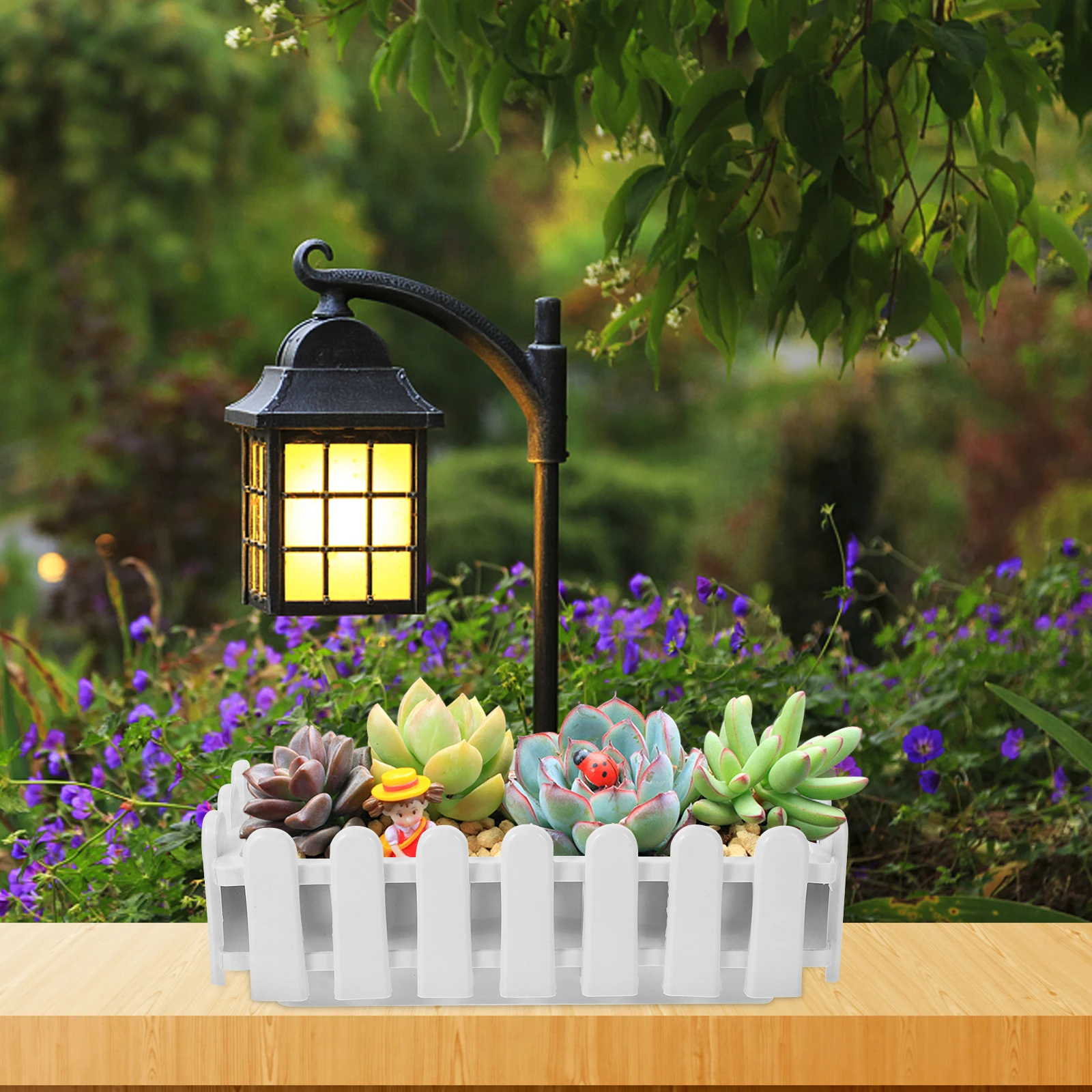 

2pcs Rectangular Flowerpot For Outdoor Plants Window Box Garden Planter Boxes Large Plastic Vegetable Bonsai Indoor Balcony