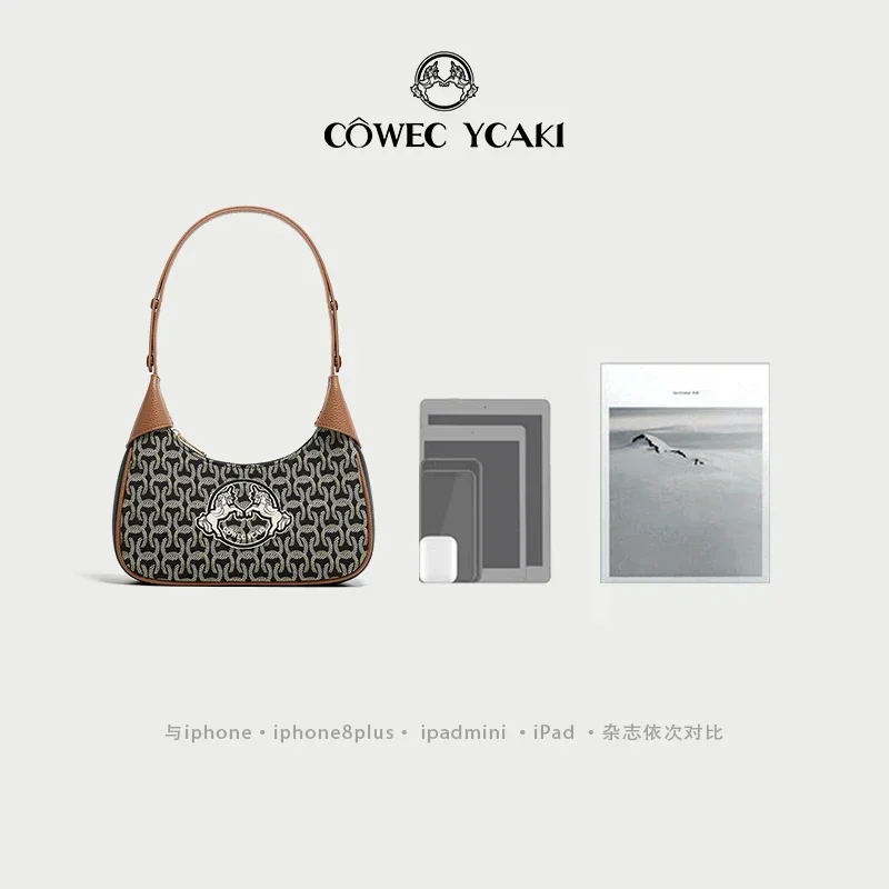 【 Official Authentic 】Original Cowec Ycaki luxury Crossbody bag bag new fashion shoulder bag small underarm bag