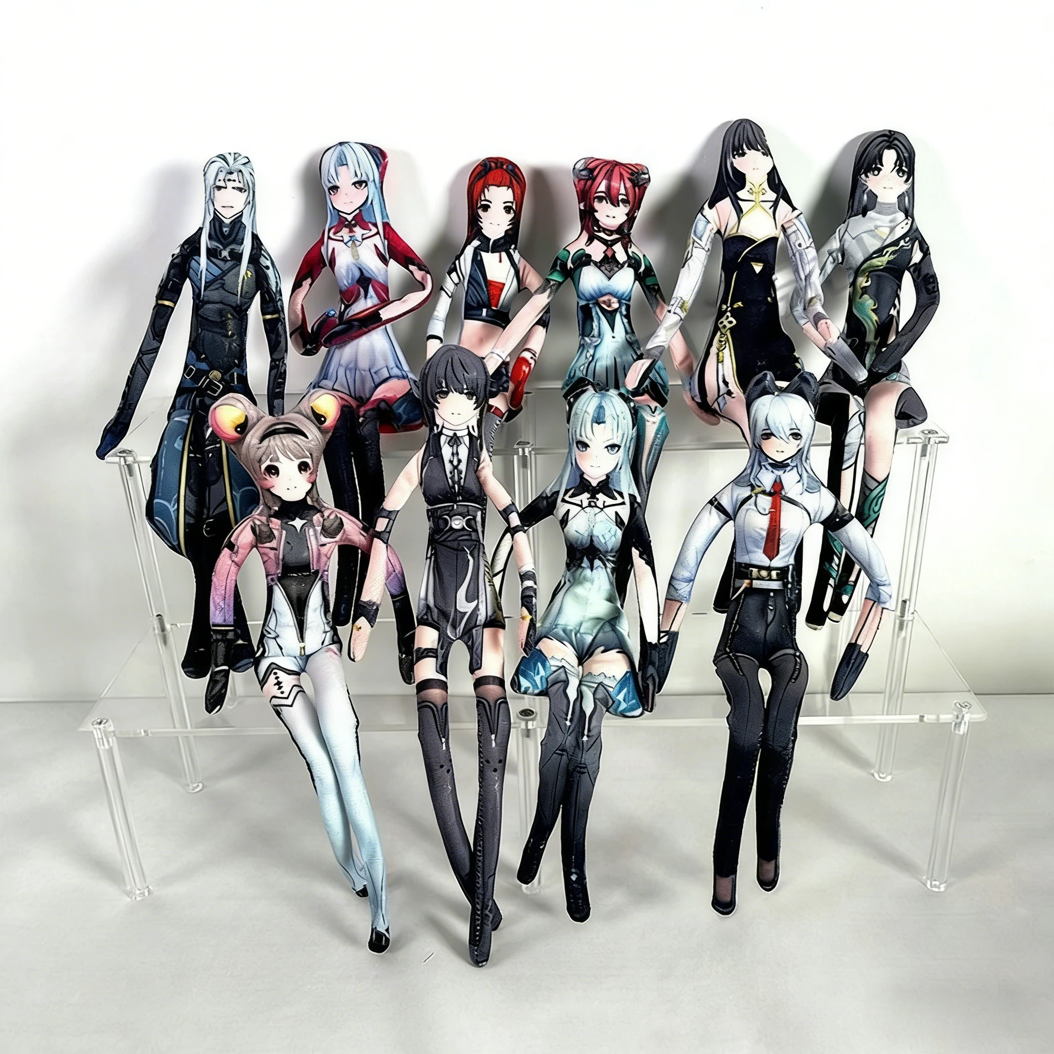 

Changli Origami Xiangli Yao Wuthering Waves Stuffed Dolls movable Abstract Body Wire Skeleton Halloween Prop Hand-made