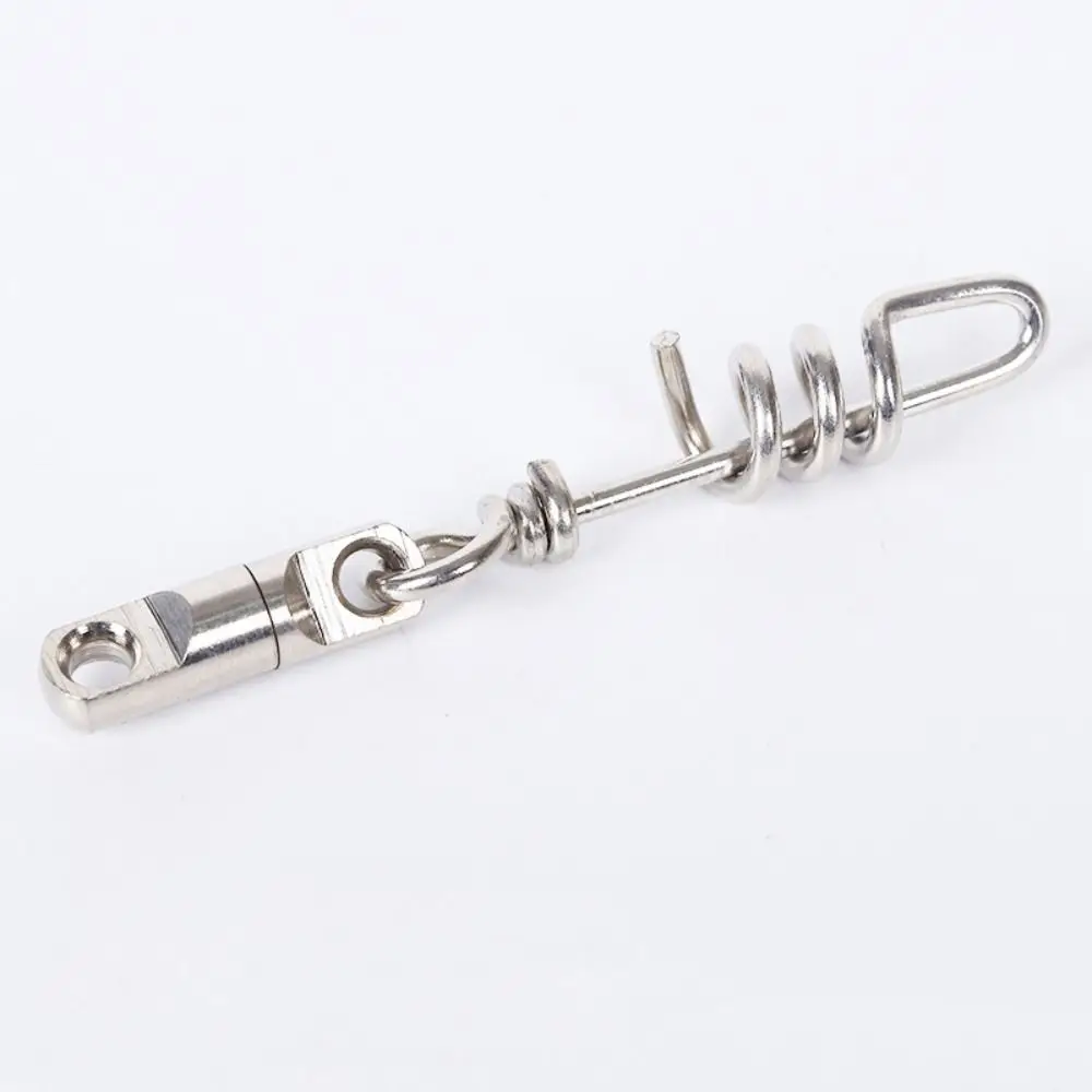 5 قطعة جديد النحاس الصيد المفتاح قطب الطقات الفولاذ المقاوم للصدأ عالية القوة الصيد المفاجئة موصل الفضة إغراء موصل #4