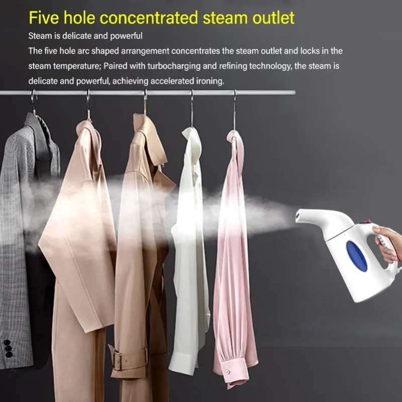 110V Portable Clothes Steam Iron Handheld Steam Iron with 160ml Big Capacity 700W Power US Plug
