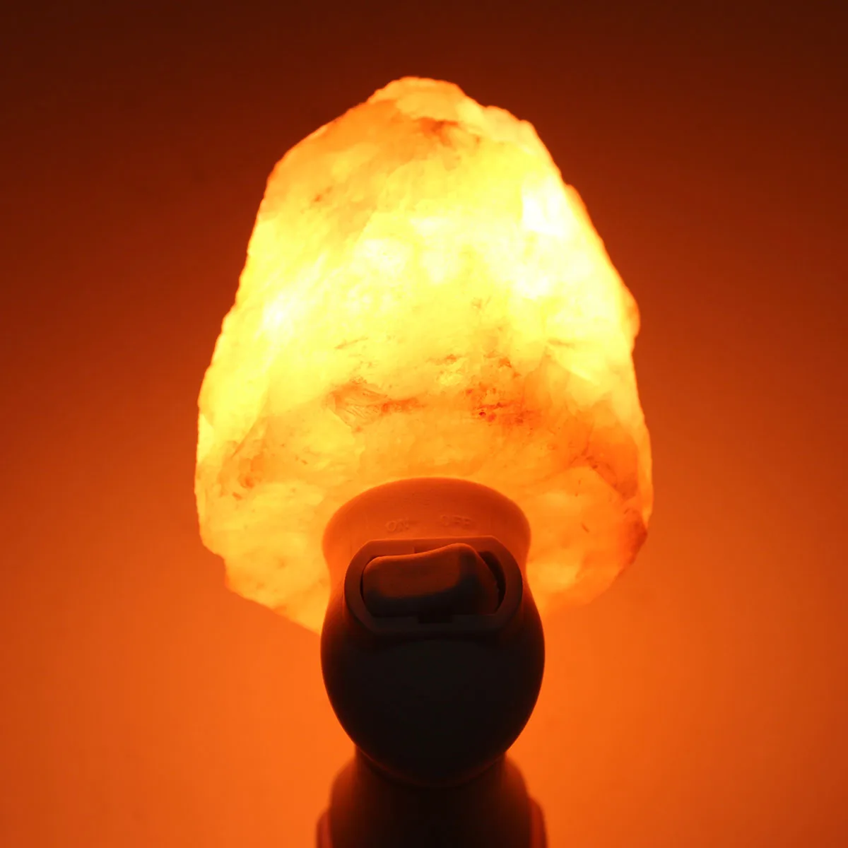 Natural Himalayan Salt Lamp Night Warm Mood Light Crystal Rock Bedside LED for Room Decoration