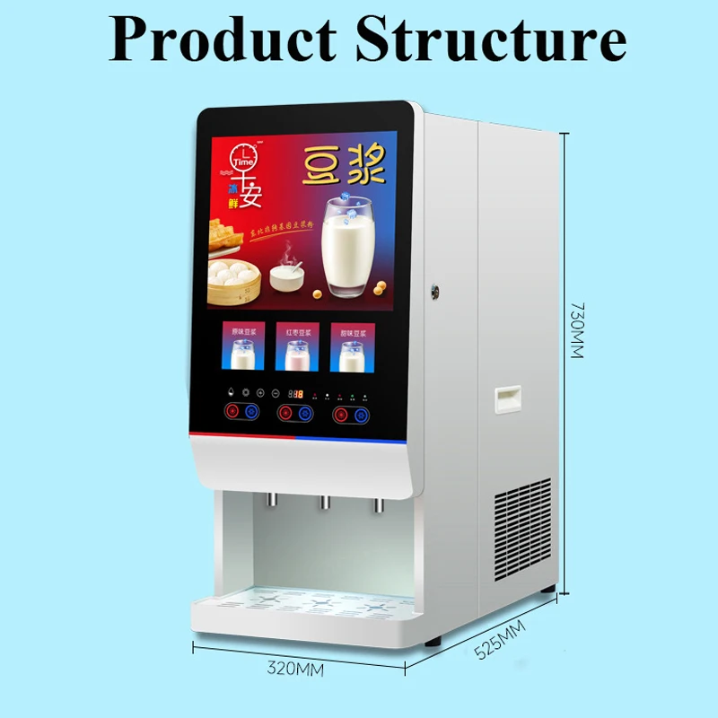 Beverage Vending Machine Hot and Cold Drinks Dispenser Electric 110V 220V Commercial Instant Coffee Machine