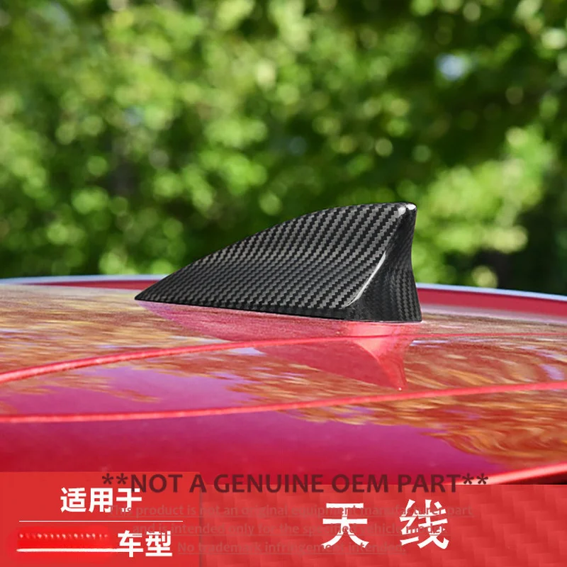 For Axela CX3 CX4 Carbon Fiber Shark Fin Antenna Cover Exterior Body Accessories