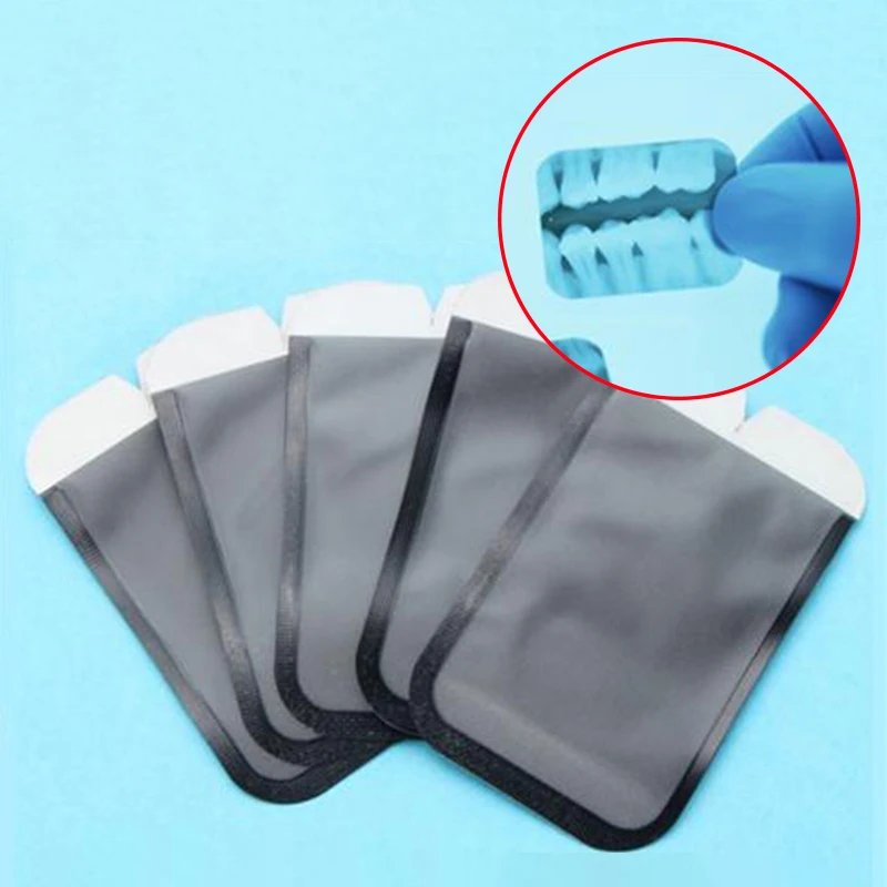 100 pcs Disposable Dental Bag for X Ray Dental Barrier Envelopes Disposable Protective Pouch Cover Size 0# 1# 2#