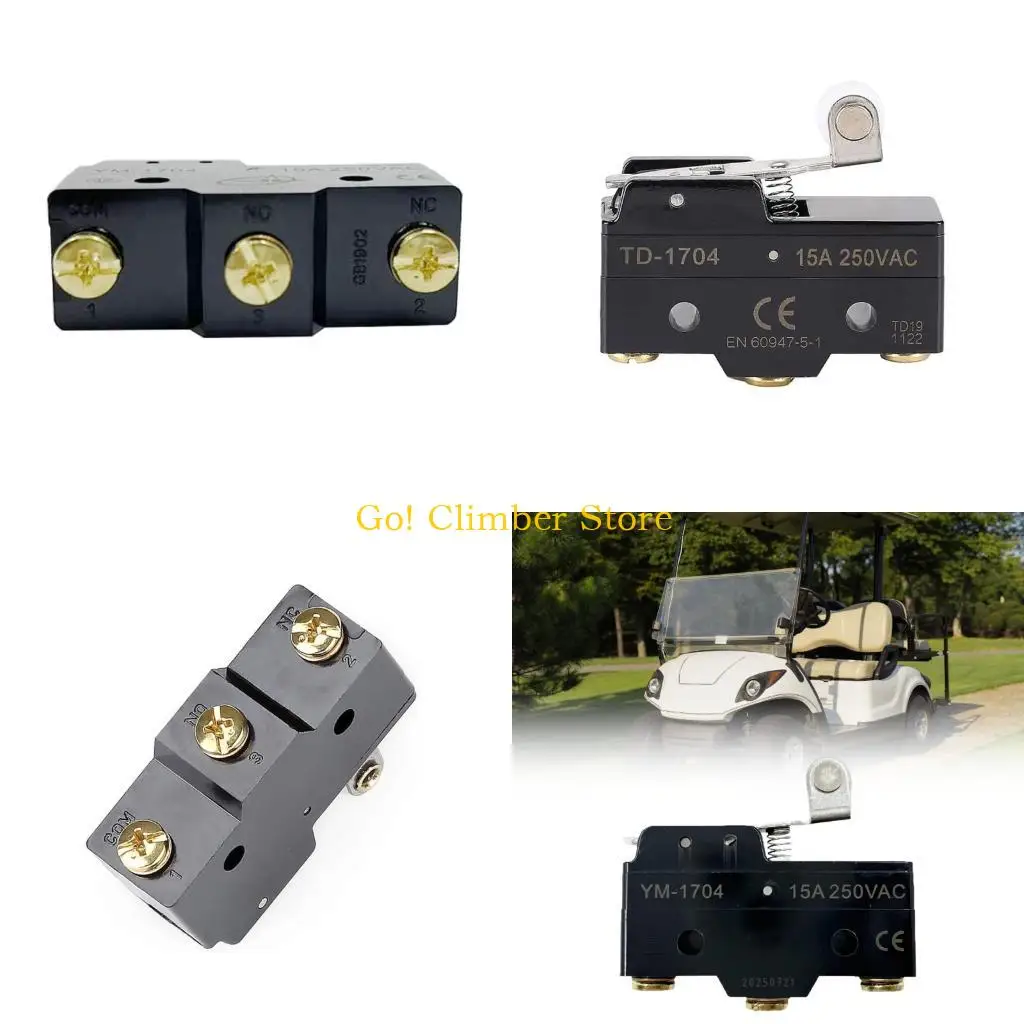 Q84C TM-1704 Miniature Limit Switches Small Horizontal Roller Lever Easy to Install