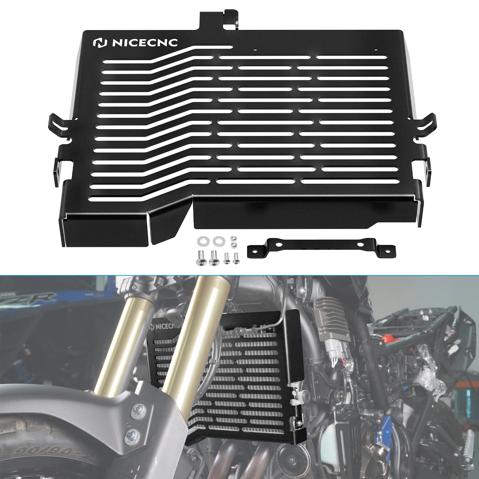 

For Yamaha 2022 Tenere 700 WR Radiator Guard Cover Radiator Protector for Yamaha Tenere 700/Rally Edition XTZ700 2019 2020-2024