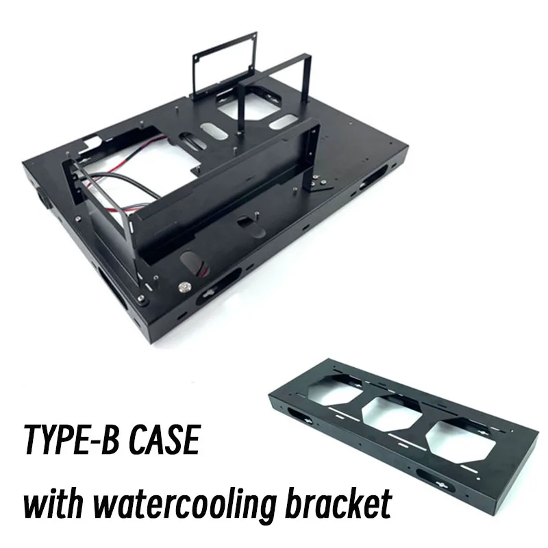 Wall mounted PC chassis Open horizontal watercooling computer chassis ATX MATX motherboard base bracket DIY