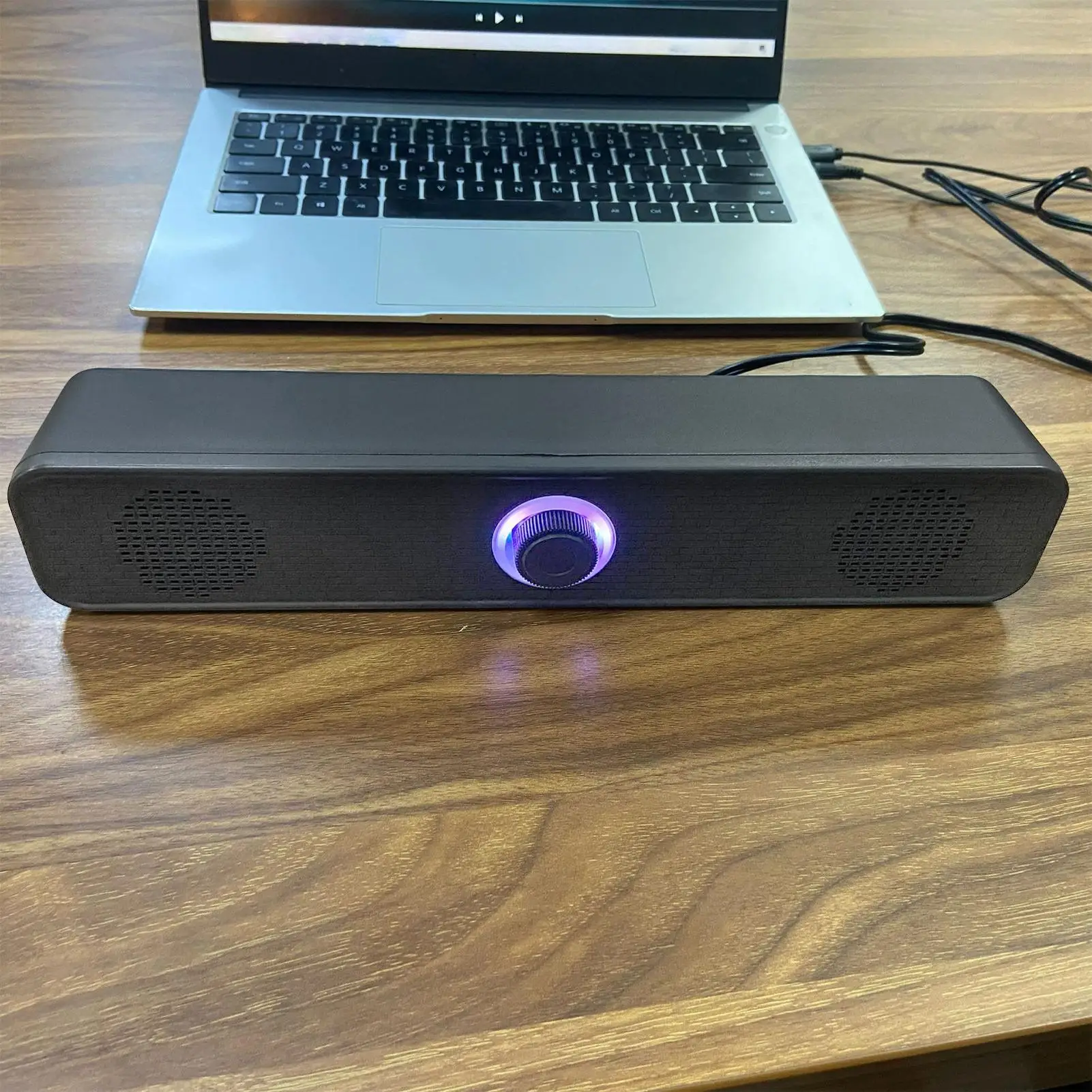 Desktop Speakers Desktop Computer Speakers Loud Sound Deep Bass Soundbar For Monitor Projector Stage Office Tablet Desk