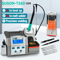 SUGON T26D Soldering Station Lead-free 2S Rapid Heating Soldering Iron Kit Original Handle universal 80W Power Heating System