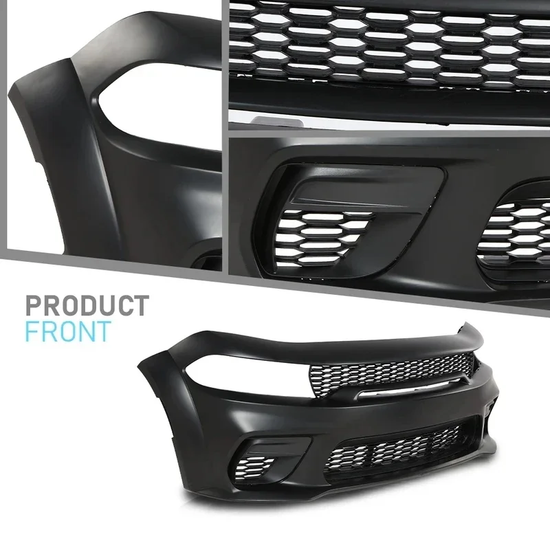 High Quality Front Rear Bumper Widdy Kit, -, Hell Style, Black S Plastic Exterior Body Parts