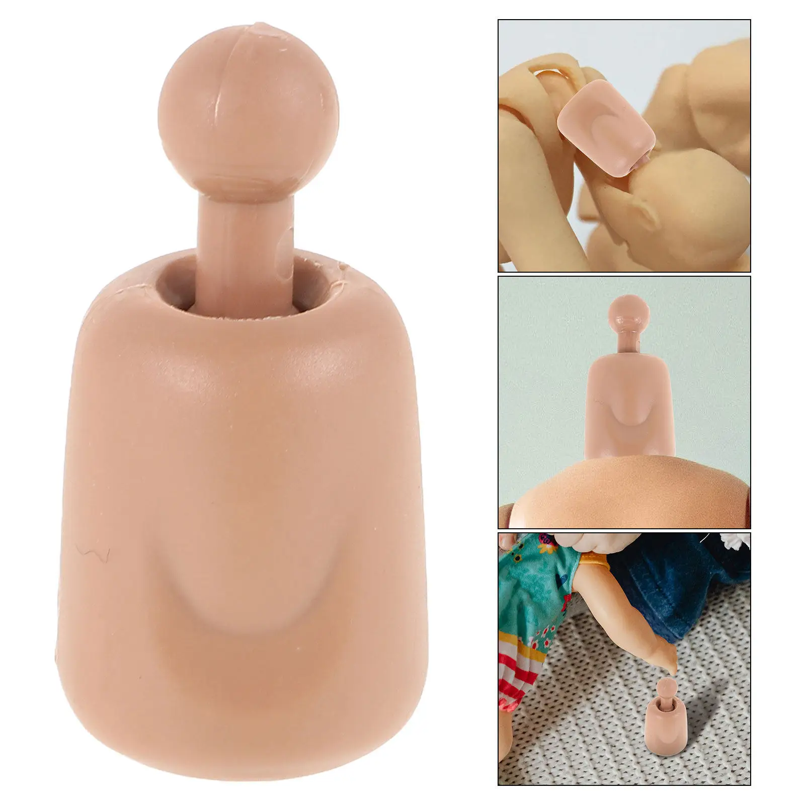 

1 6 Scale ABS Neck Connector Smooth Flexible Head Neck Adapter for Action Figure DIY Replacement Peg Joint Accessory