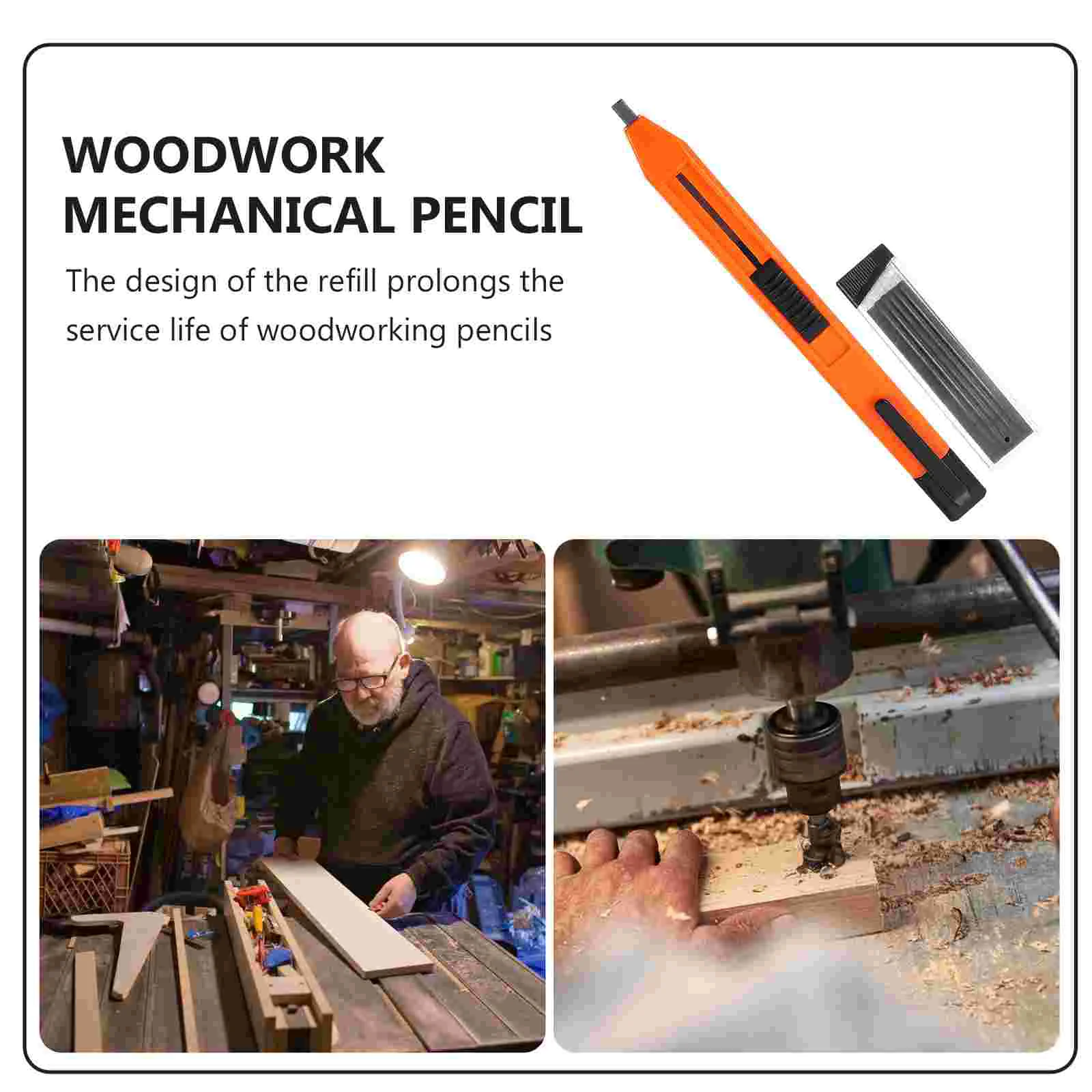 Pencil Drawing Mechanical Construction Pencils Engineering Carpenter Polished Jobsite Plastic Woodwork Convenient