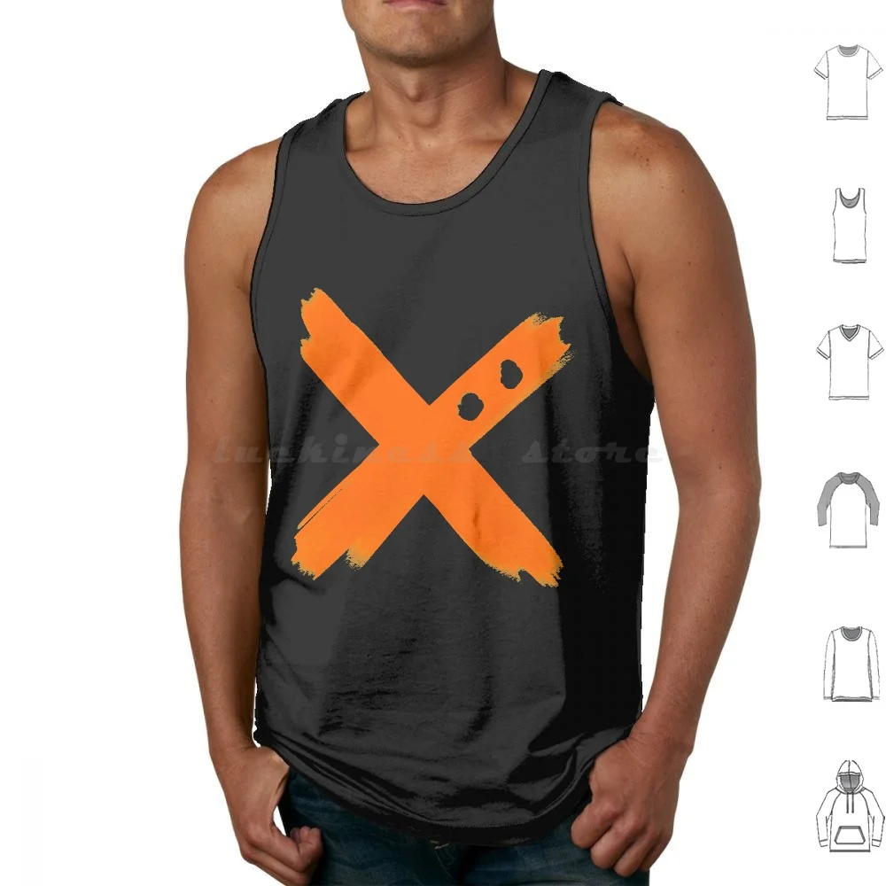 Bakugou Cross Tank Tops Print Cotton Punsiher Skull Casual Hero Academy My Hero Academy Boku No Hero Academia