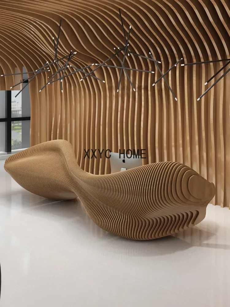 Reception Desk Reception  Simple Modern Beauty Cashier Creative Art Bar Counter