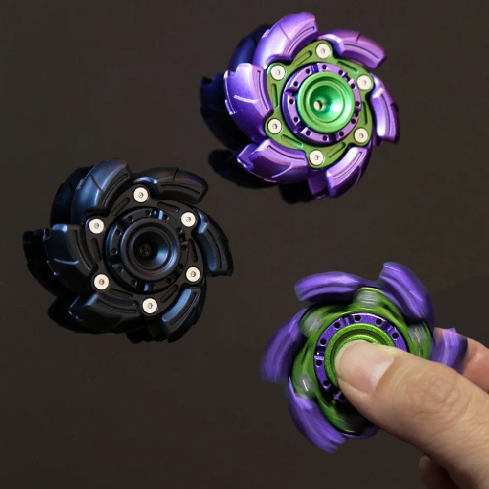 Armadura de explosión de Metal Fidget Spinner juguete de liberación de estrés de Metal giroscopio de explosión mejor Spinner rotación de alta calidad