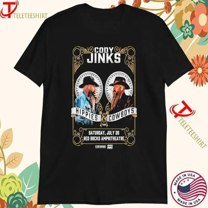 Cody Jinks Happies Cowboys Red Rocks Amphitheatre In Morrison 2025 T-Shirt