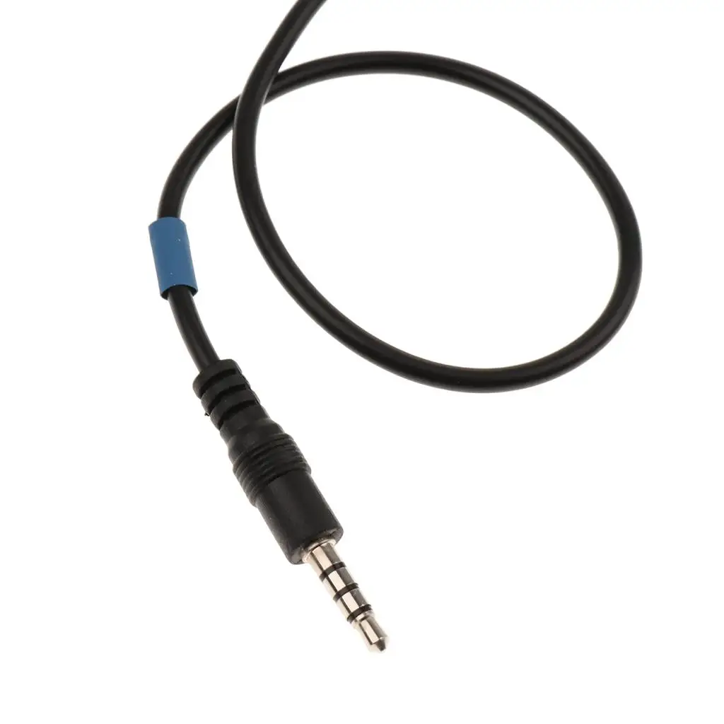 Cable Adaptador de 3.5mm Macho a RJ9 4P4C Hembra, Cable de Extensión de Audio Plug and Play para Conversión de Teléfono en Casa u Oficina