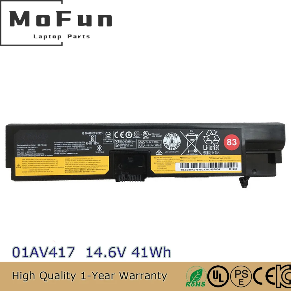 Genuine 01AV417 01AV418 01AV415 01AV416 SB10K97571 Battery For Lenovo E570 SB10K97574 01AV414