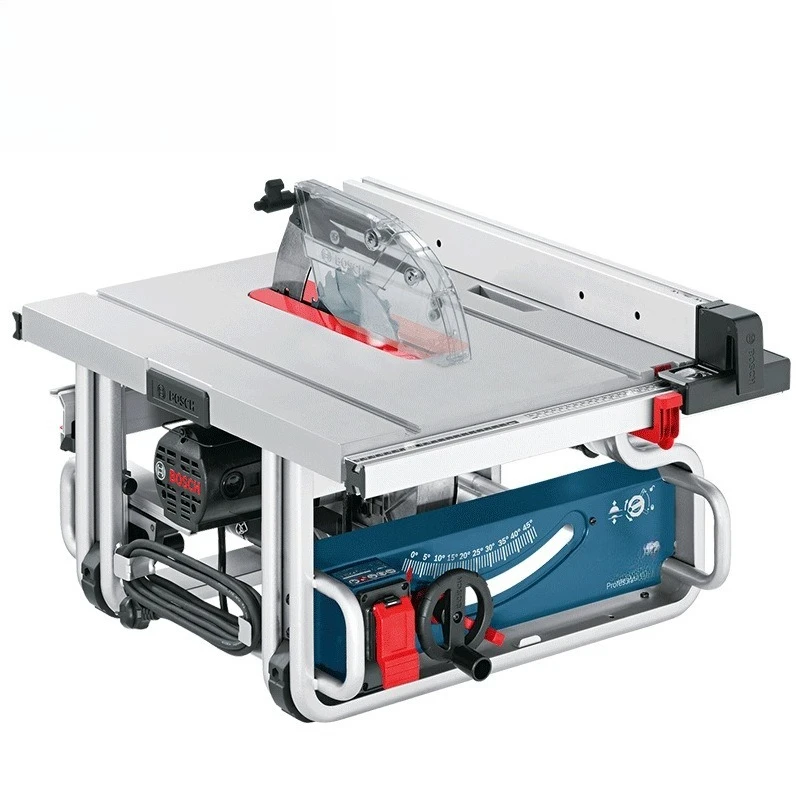 

Table Saw GTS10J Cutting Machine, Multifunctional Household Hand Saw Woodworking Push Table Saw Chainsaw Power Tools
