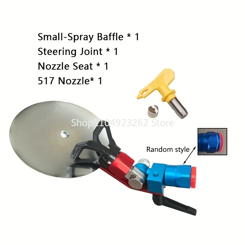 Equipped with A 360 ° Rotating Nozzle Splash Guard Suitable for Professional Spray Painting Guns and Home Decoration Tools