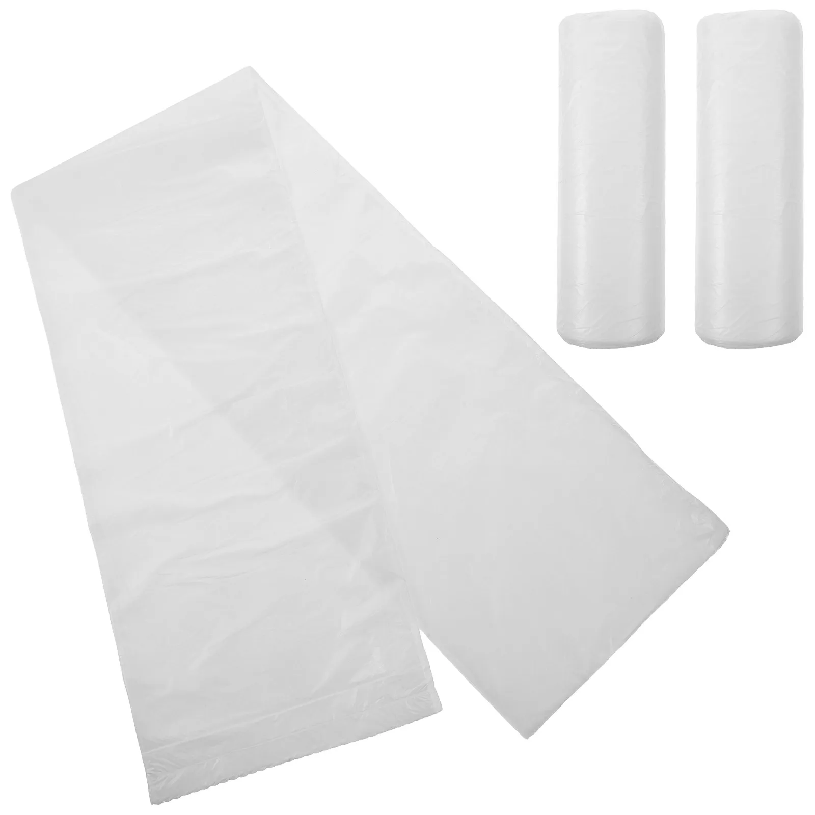 2 Rolls Degradable Yard Compost Bags Reusable Garden Leaves Lawn Waste Trash Bags for Plant Organic Fertilizer