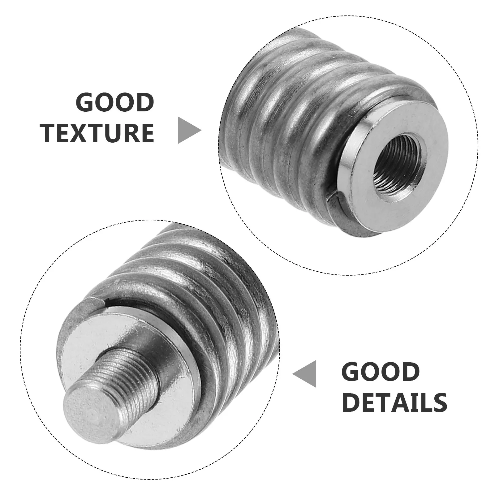 Cb Antenna Spring Pole Mount Vibration Bracket Protection Silver Base Shock Absorber