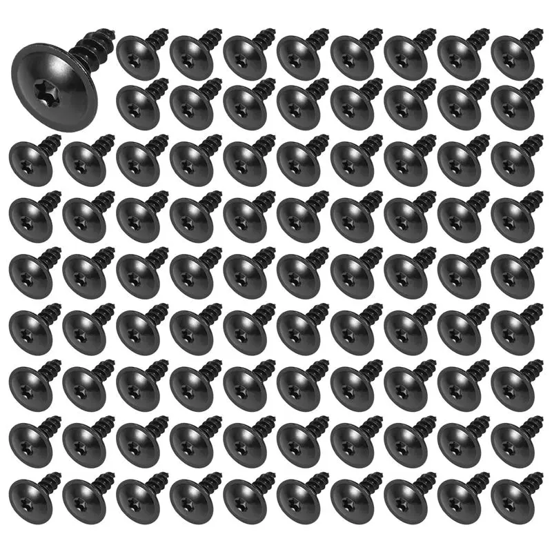 

ABTU-100Pcs Car Engine Under Cover Splash Guard Self-Tapping Screws 5Mm N90974701 For - A4 A3 A5 A6 A7 A8 Q5 Golf Passat