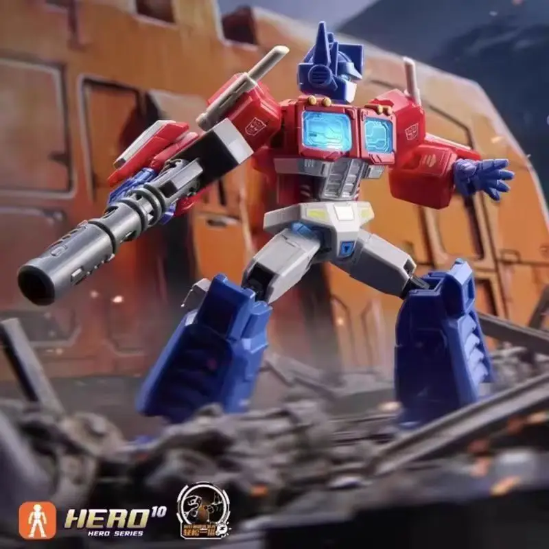 In Stock New Blokees Transformers Shining Version 5 Blind Box  Optimus Prime Action Figure Buildable Megatron Blocks Collectible view 6
