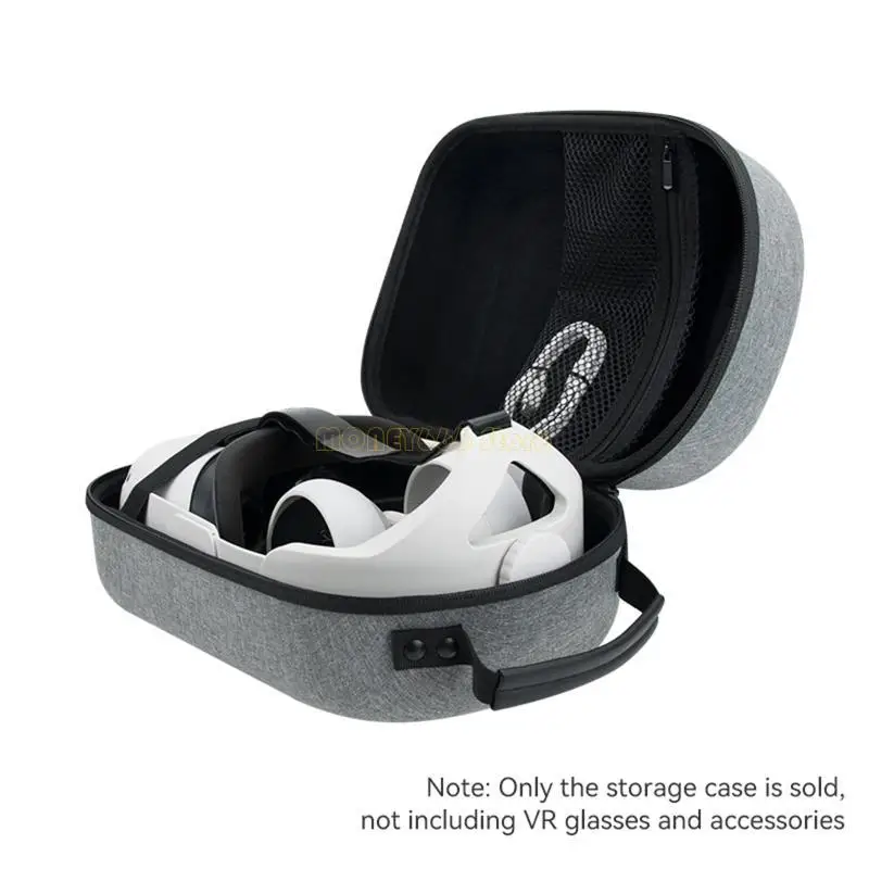 F62C Hard EVA Storage Box Protable Travel Carrying for Case Headband Accessories Bag for Oculus Quest 2