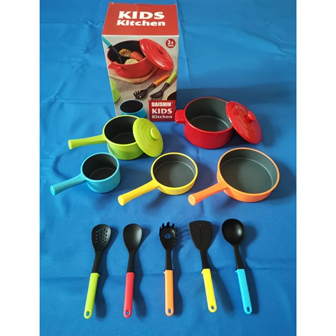

Kids Mini Kitchen Toy Set - Non-Toxic Simulation Pan Spoon Parent-child Educational Cooking Toy 5+Y kitchen toys