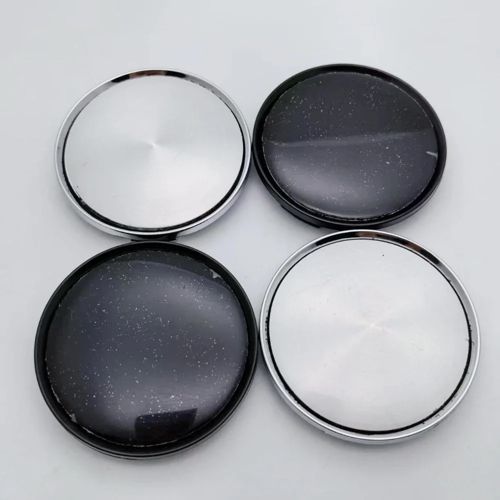 

4pcs Black/Silver No Logo Emblem Car Wheel Center Caps 63MM 58MM Car Accessories for O.Z OZ M592 Wheel Hub Cap Rim Hubcaps Cover