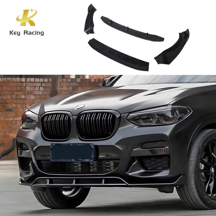 

For BMW X3 G01 X3M F97 2017-2021 Front Splitter Lip Protector Car Front Bumper Lip Exterior Accessories