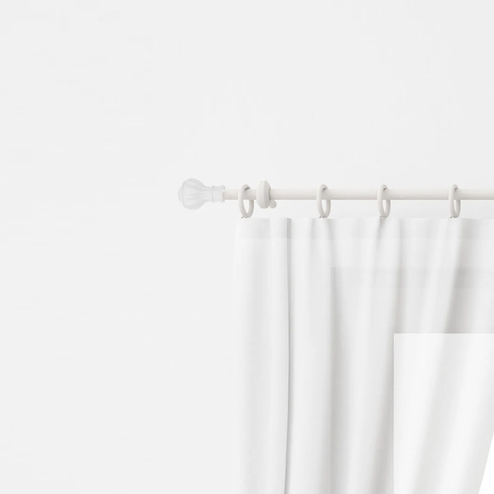 

6pcs Curtain Rod Decorative Heads Drapery Rod End Caps Curtain Accessories For Home Living Room Window Decor Finials End Pieces