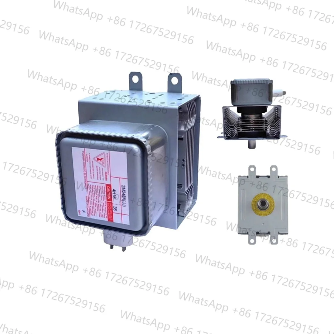 Magnetron 100% Nuevo para Horno Microondas Industrial TOSHIBA Refrigerado por Aire, Modelos 2M248H, 2M248J, 2M248K, 2M248E, 2M303H