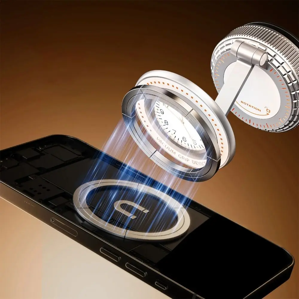 

Strong Magnetic Adsorption Foldable Car Phone Holder Foldable Structure Easy Storage Magnetic Car Phone Holder