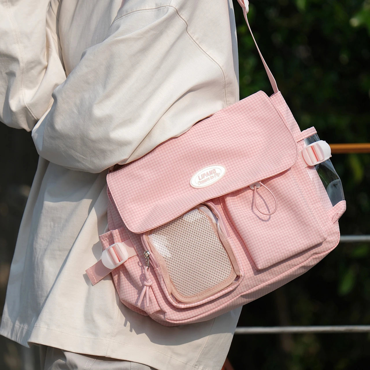 

New Harajuku Girls Cute Sweet Ulzzang Ita Bag Fashion Jk Uniform Shoulder Bag Y2K Comic Exhibition Casual Crossbody Bag