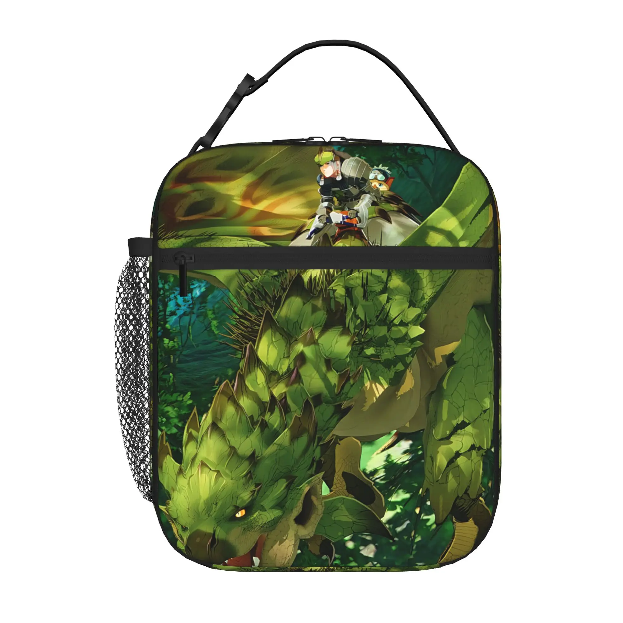 1 Piece For Students Food Container Tree Portable Pocket Monster Hunter Zipper Closure Aluminum Foil Food Pouch For Travel