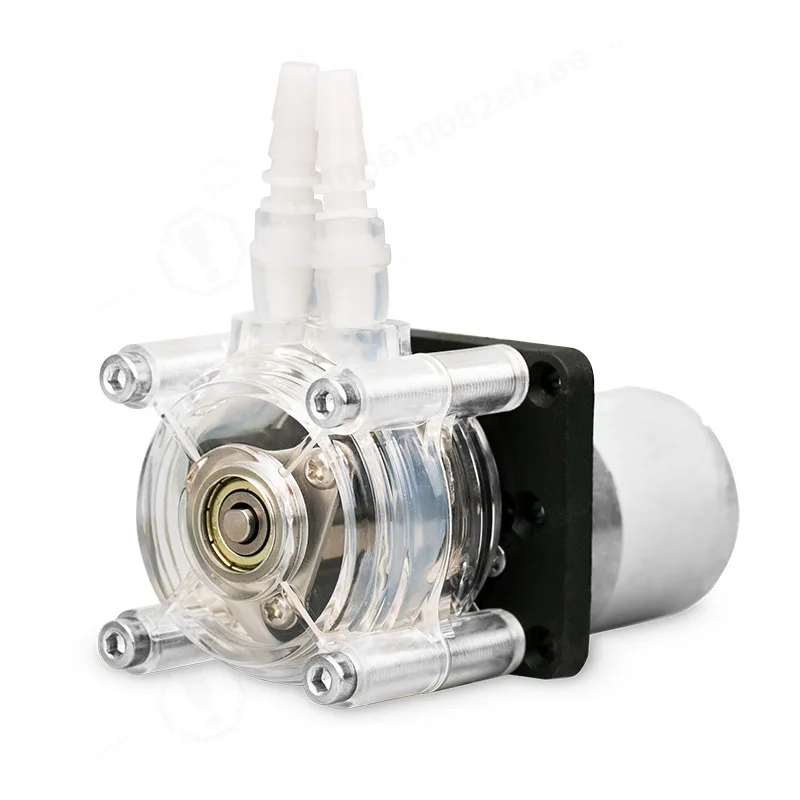 DC High Flow Quick Install Peristaltic Pump Self Priming Strong Suction Viscous Liquid Water Pump Vacuum Pump for Lab