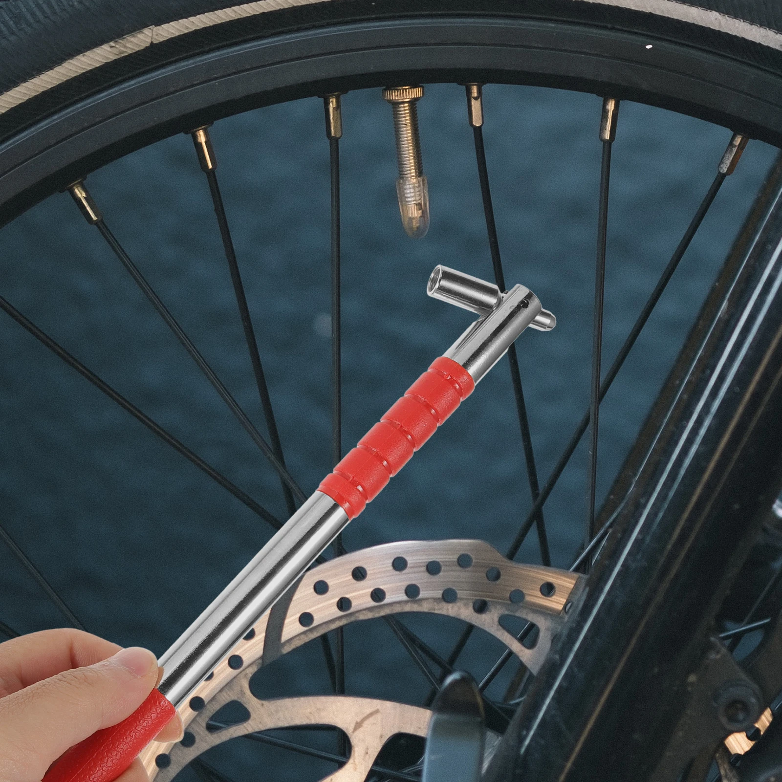 

Universal Tire Valve Stem Puller Remover Tool Durable Nylon Coated Metal Stem Removal Tool, Compact Lightweight Valves Core Tool