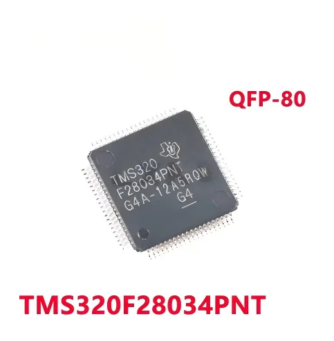 (1piece) New TMS320F28034PNT LQFP-80 C2000 C28x Piccolo 32-bit microcontroller -MCU In Stock