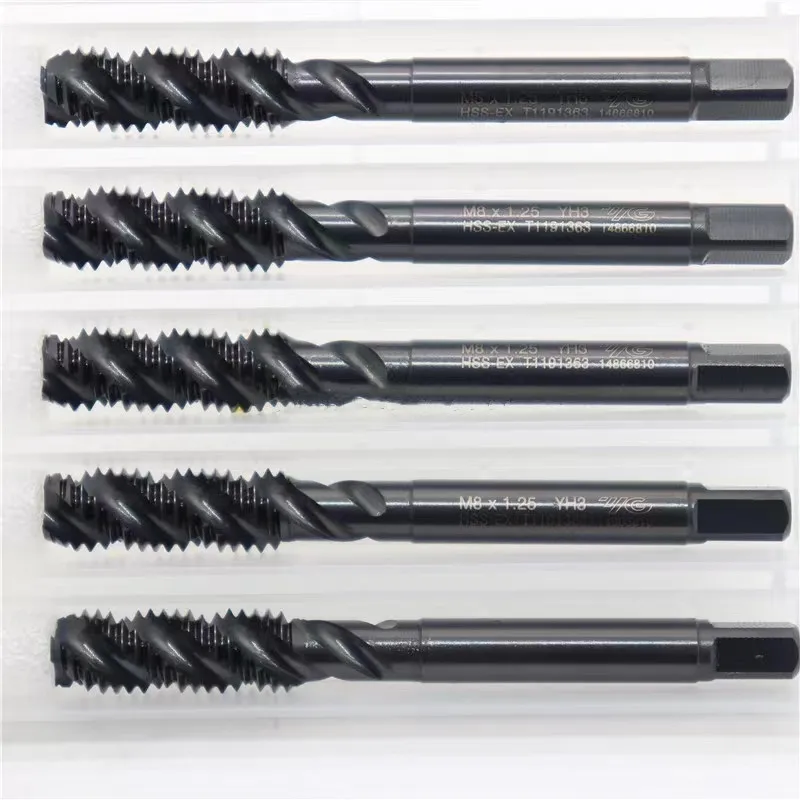 M2 M2.5 M3 M3.5 M4 M5 M6 M8 M10 M12 M14 M16 M18 M20 Corea YG-1 T1191 HSS-EX Macho en espiral 100% Procesamiento: Acero inoxidable