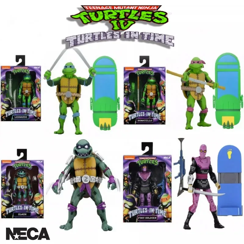 In Stock NECA Ninja Turtle Game Version of Bad Turtle Bigfoot The First Genuine Hand-made Model for Boys To Collect Toys