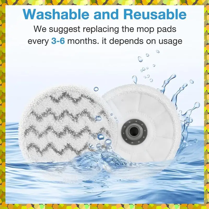 Вращающиеся сменные подушечки для швабры AGLH для Bissell Spin-Wave 3897A, паровой швабр Smartsteam, подушечки для швабры Pinwave, 12 упаковок