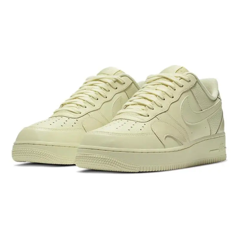 Nike Nike Air Force 1 Low Misplaced Swooshes Pale Yellow Sneakers shoes CK7214-700