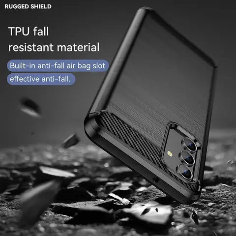 Luxury Silicone Shockproof Case For LG V30 Plus V30S V35 ThinQ For LG V40 V50 V50S V60 ThinQ Carbon Fiber Back Soft Cover Funda