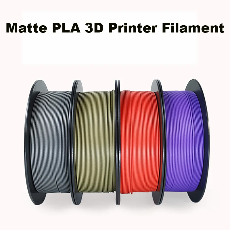 

1KG Matte PLA 3D Printer Filament 1.75mm Purple Black White Pla Filament High Speed Printer Material