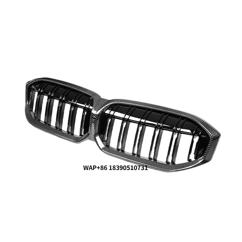 

Декоративная решетка радиатора из сухого карбона с двойной линией для моделей BMW 3 серии G20 G28 (2022-2025), тюнинг и модификация