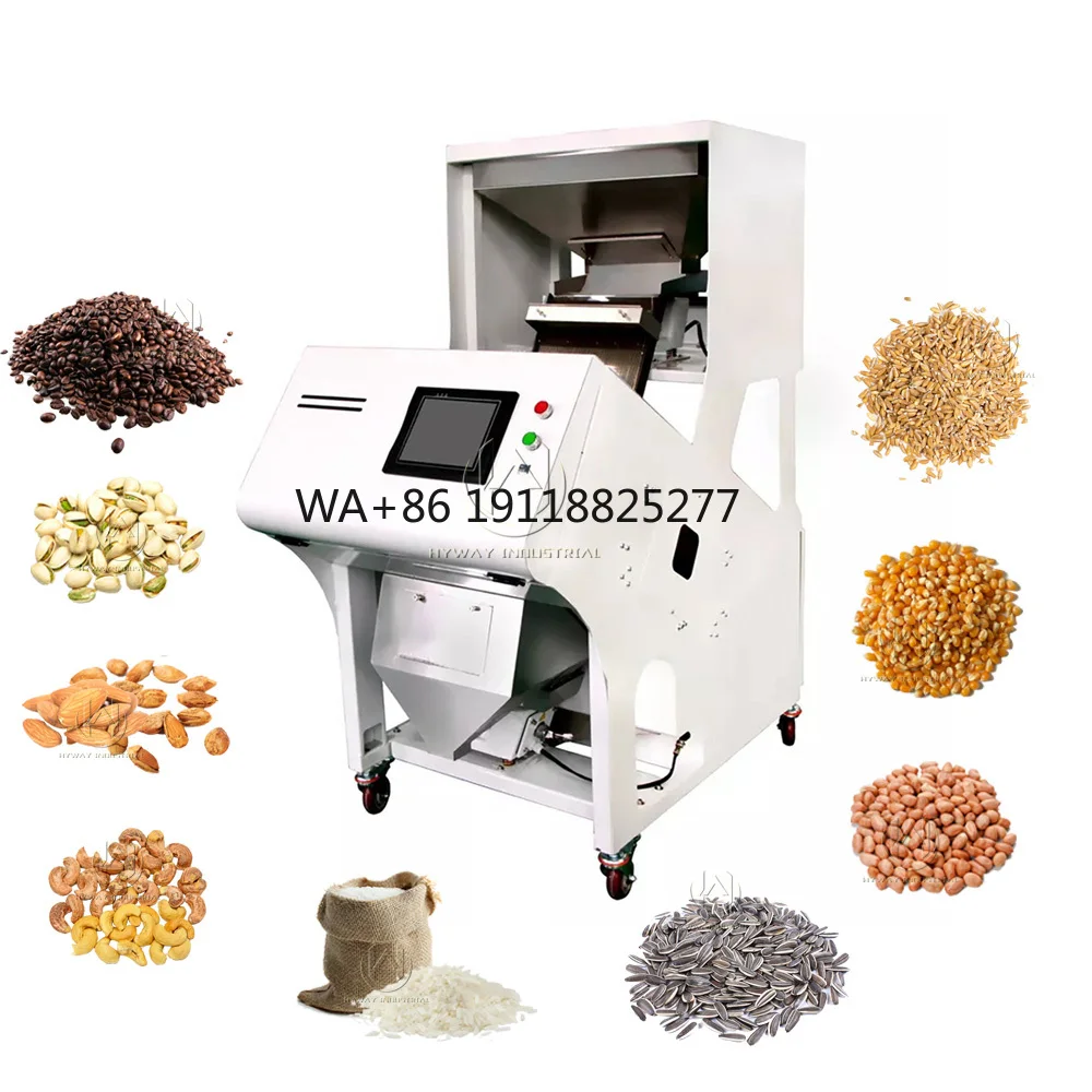 

50-8000kg/h Coffee Beans Rice Garin Maize Tobacco Color Sorting Color Sorter Machine Price